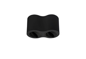 Deckenstrahler schwenkbar 2xGU10 Schwarz