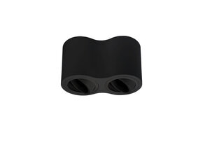 Deckenstrahler schwenkbar 2xGU10 Schwarz