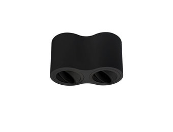Deckenstrahler schwenkbar 2xGU10 Schwarz