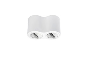 Deckenstrahler schwenkbar 2xGU10 Weiß