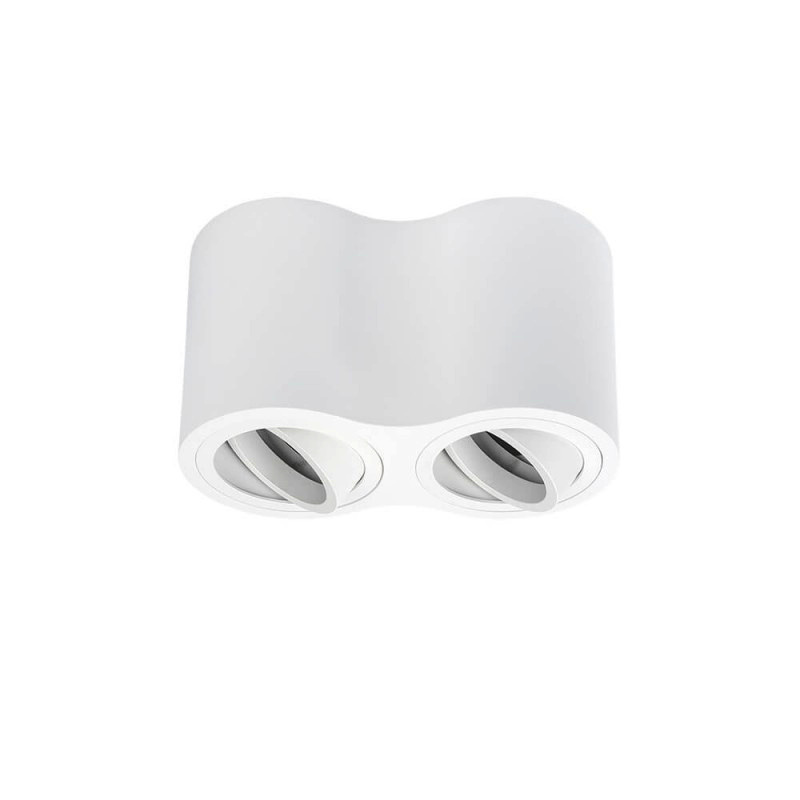 Deckenstrahler schwenkbar 2xGU10 Weiß