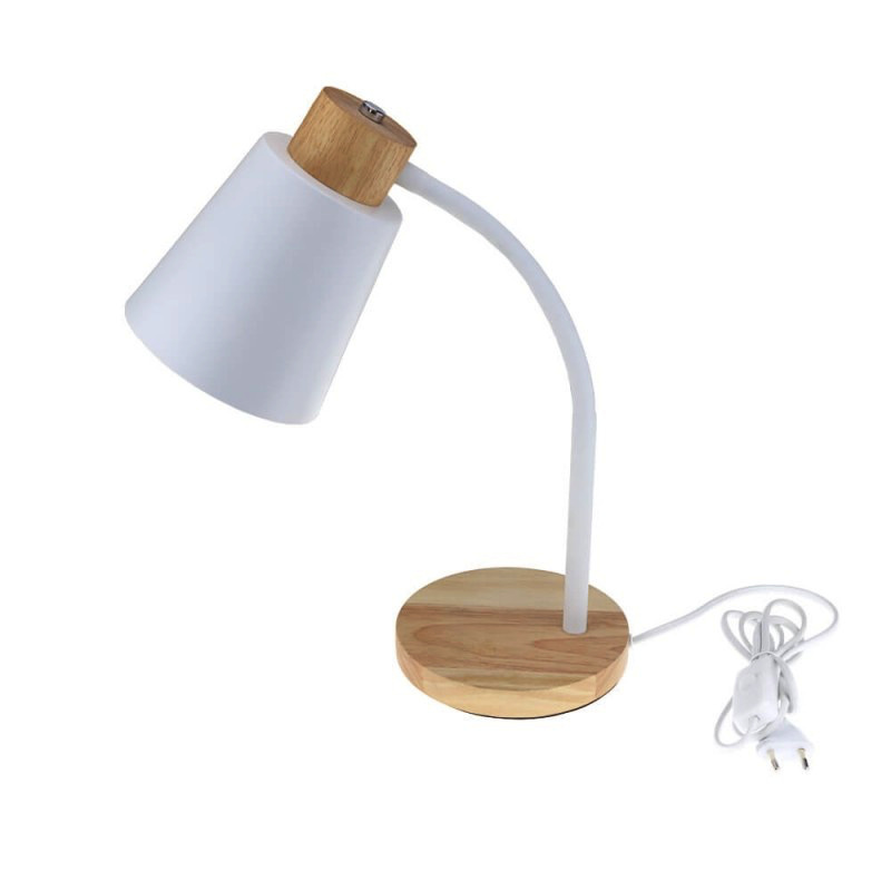 Tischleuchte Style E27 weiß