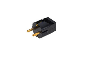 Schutzkontakt Stecker schwarz 16A