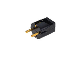 Schutzkontakt Stecker schwarz 16A