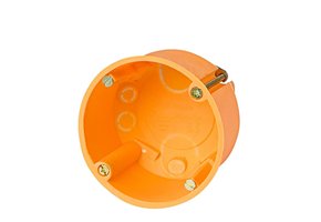 Hohlwanddose d68xt47mm orange PP