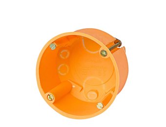 Hohlwanddose d68xt47mm orange PP