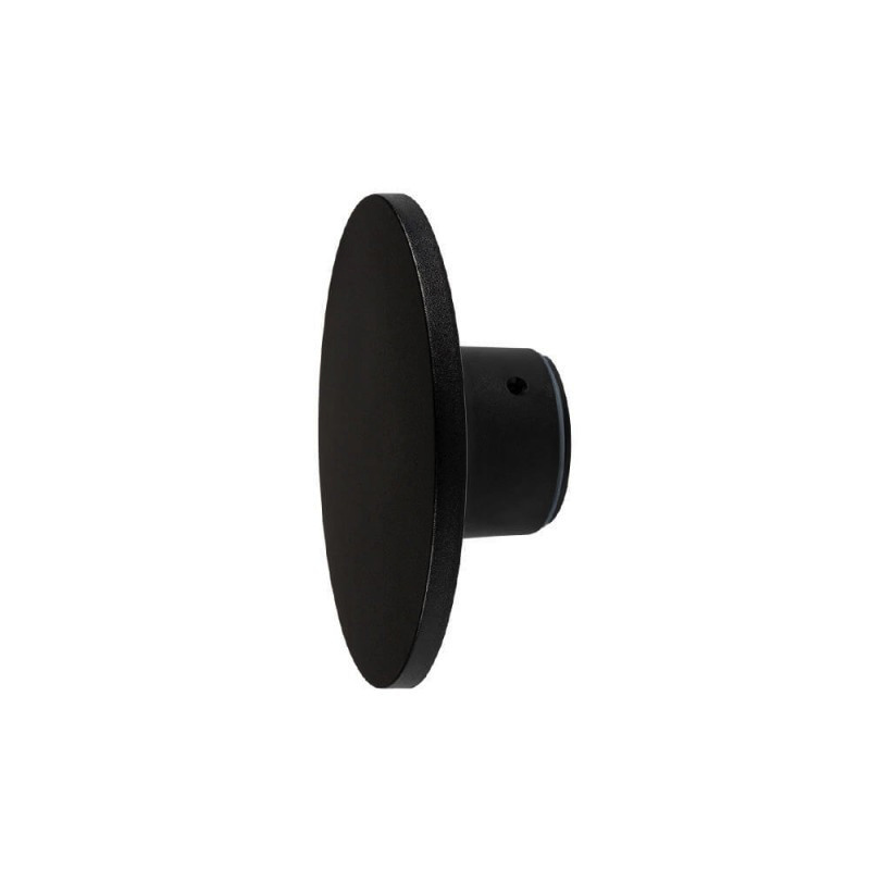 12W LED Wandleuchte Rund Schwarz IP65 Warmweiß