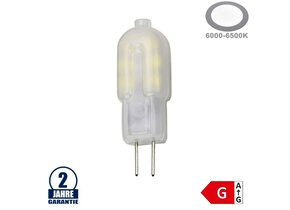 2W LED G4 12V AC/DC Matt Kaltweiß
