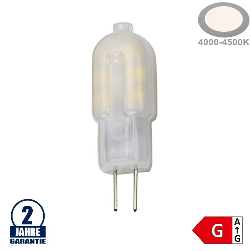 2W LED G4 12V AC/DC Matt Neutralweiß
