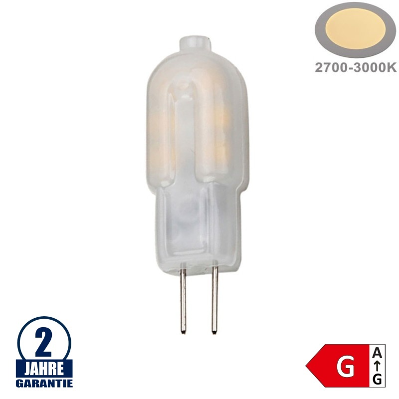 2W LED G4 12V AC/DC Matt Warmweiß