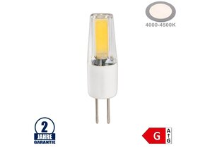 2W LED G4 COB 12V AC/DC Neutralweiß