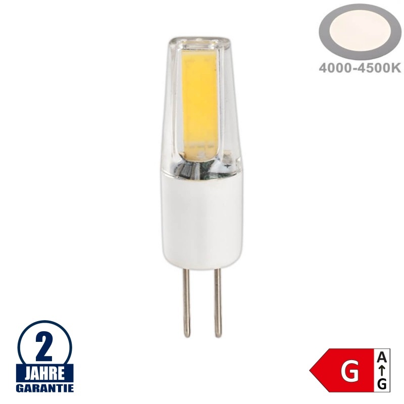2W LED G4 COB 12V AC/DC Neutralweiß