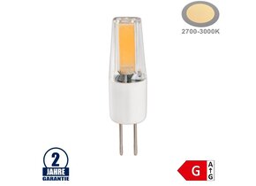 2W LED G4 COB 12V AC/DC Warmweiß