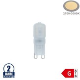 3W LED G9 230V Warmweiß 220 lm