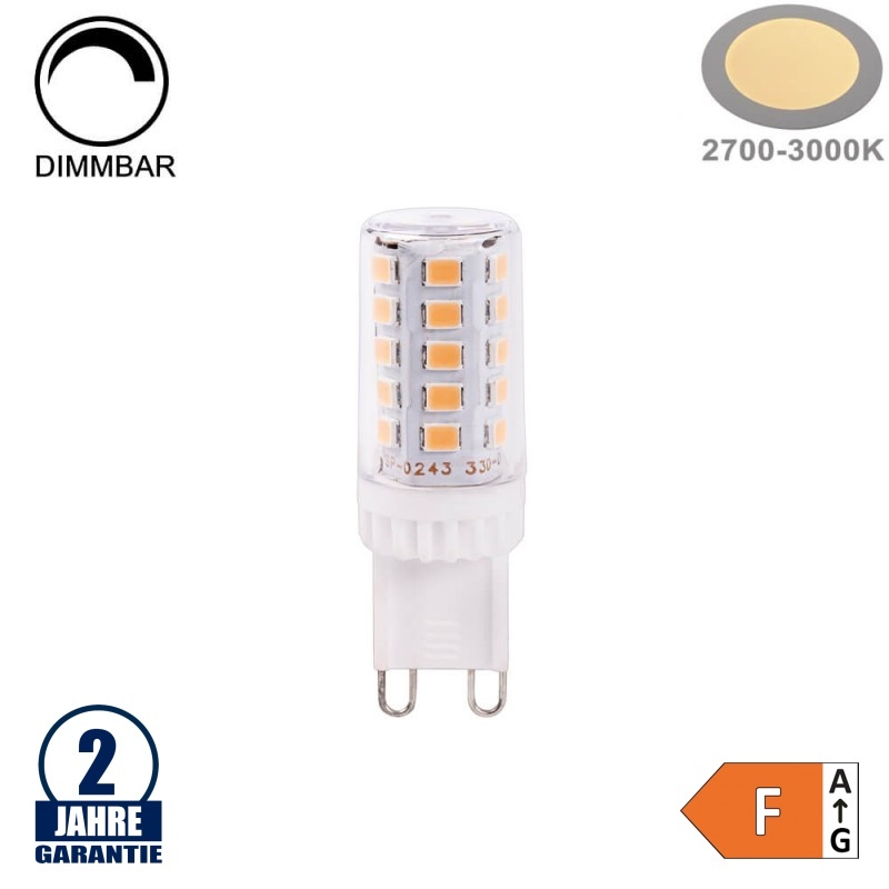 4W LED G9 230V Warmweiß Dimmbar
