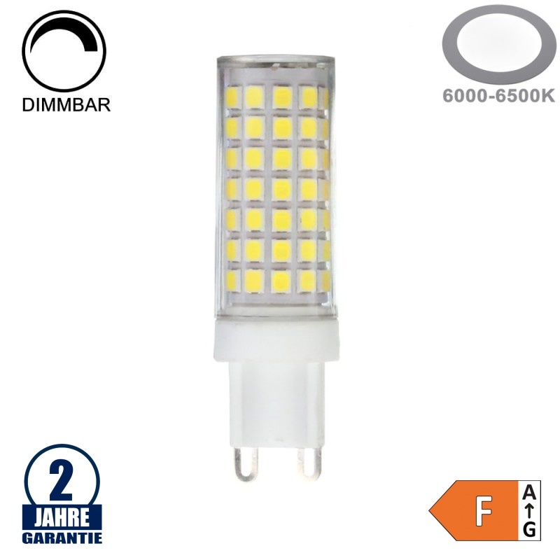 6W LED G9 230V Kaltweiß Dimmbar