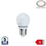 4W LED E27 G45 Birne Kunststoff Professional Neutralweiß