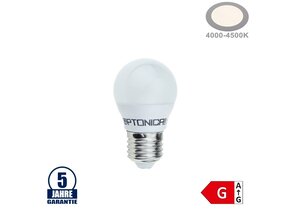 4W LED E27 G45 Birne Kunststoff Professional Neutralweiß