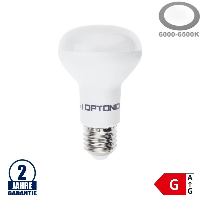 6W LED E27 R63 Spot Kunststoff Kaltweiß