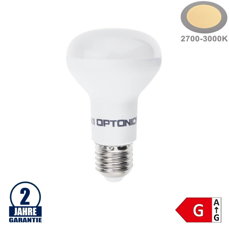 6W LED E27 R63 Spot Kunststoff Warmweiß