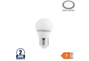 8,5W LED E27 G45 Birne Kunststoff Kaltweiß