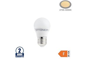 8,5W LED E27 G45 Birne Kunststoff Warmweiß