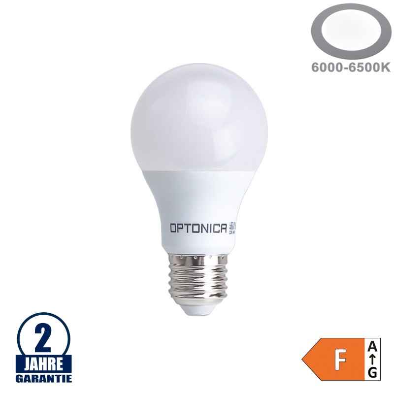 9W LED E27 A60 Birne Kunststoff Kaltweiß HL