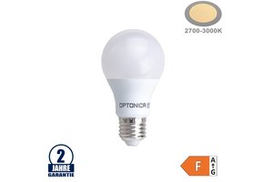 9W LED E27 A60 Birne Kunststoff Warmweiß HL