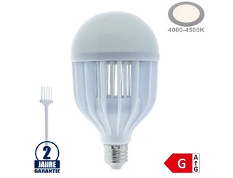 8W + 2W LED E27 Birne Kunststoff Neutralweiß mit Insektenvernichter