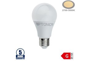 10W LED E27 A60 Birne Kunststoff Professional Warmweiß