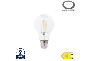 10W LED FILAMENT E27 A60 Birne Glas 1350 Lumen Kaltweiß