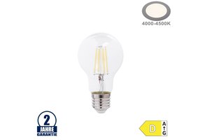 10W LED FILAMENT E27 A60 Birne Glas 1350 Lumen Neutralweiß