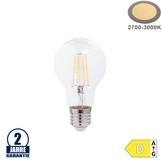10W LED FILAMENT E27 A60 Birne Glas 1350 Lumen Warmweiß