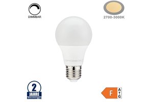 11W LED E27 A60 Birne Dimmbar Kunststoff Warmweiß