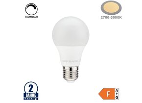 11W LED E27 A60 Birne Dimmbar Kunststoff Warmweiß