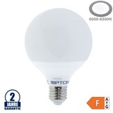 12W LED E27 G95 Globe Kunststoff Kaltweiß