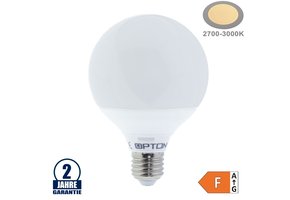 12W LED E27 G95 Globe Kunststoff Warmweiß