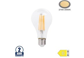 14W LED FILAMENT E27 A65 Birne Glas 2100 Lumen Warmweiß