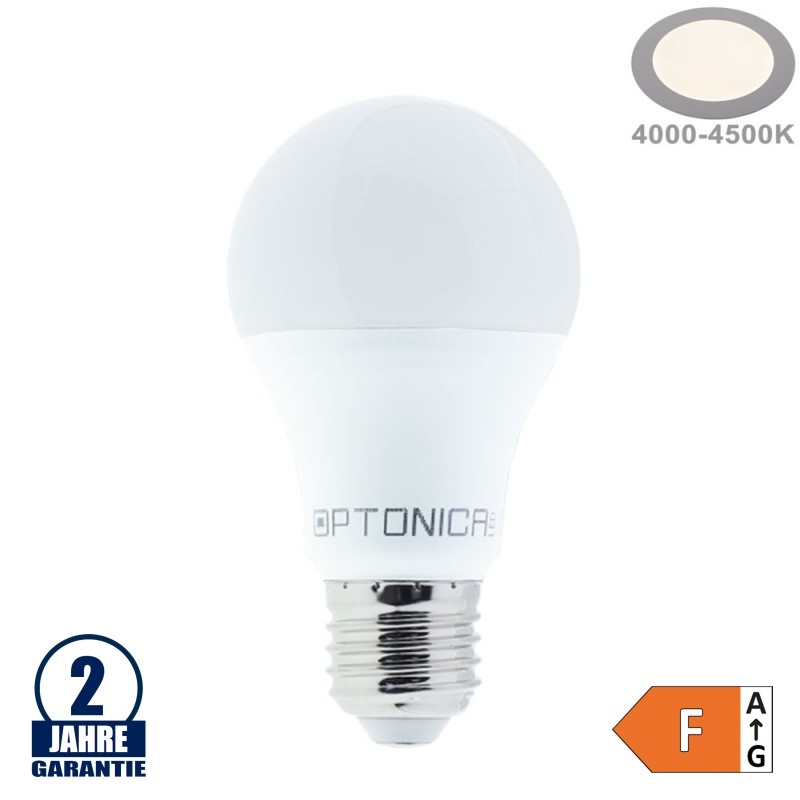 15W LED E27 A60 Birne Kunststoff Neutralweiß