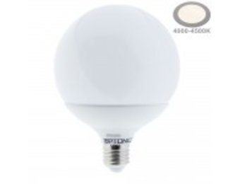 15W LED E27 G120 Globe Kunststoff Neutralweiß