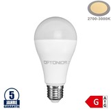 18W LED E27 A65 Birne Kunststoff Professional Warmweiß