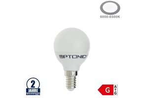 4W LED E14 G45 Birne Kunststoff Kaltweiß