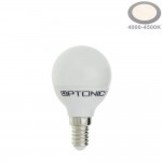 4W LED E14 G45 Birne Kunststoff Neutralweiß