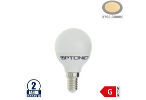 4W LED E14 G45 Birne Kunststoff Warmweiß