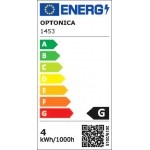 4W LED E14 G45 Birne Kunststoff Warmweiß