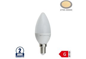 4W LED E14 Kerze Kunststoff Warmweiß