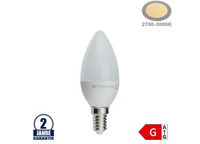 4W LED E14 Kerze Kunststoff Warmweiß