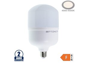 45W LED E27 T140 Birne Kunststoff Neutralweiß