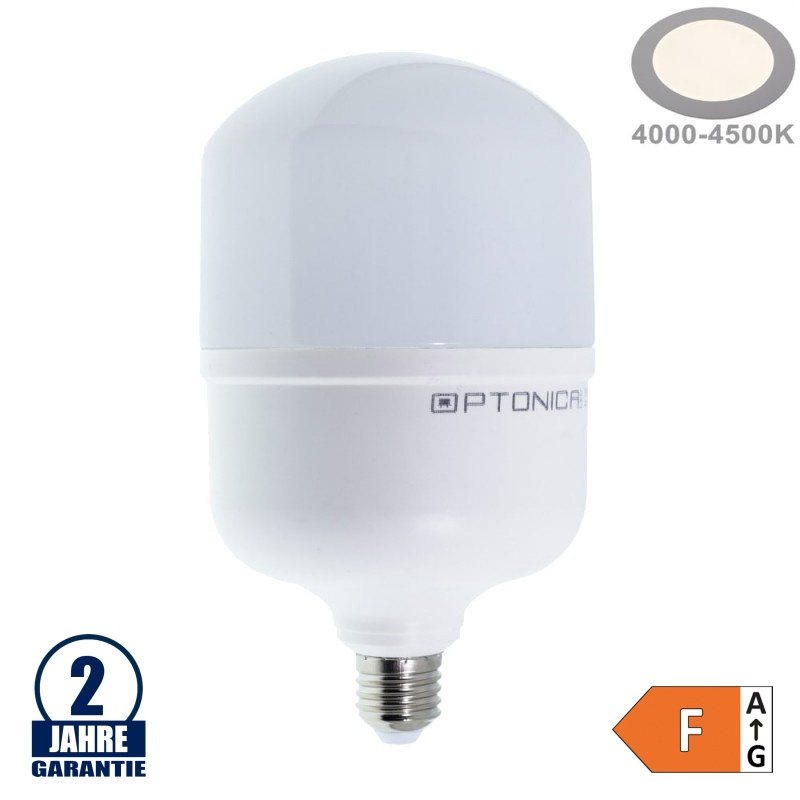 45W LED E27 T140 Birne Kunststoff Neutralweiß