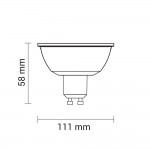 15W LED GU10/AR111 Spot 30° Neutralweiß Dimmbar